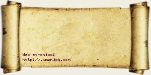 Una Jovović vizit kartica